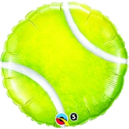 MAYFLOWER DISTRIBUTING 18 in. Tennis Ball Super Shape Flat Foil Balloon, 5PK 17086